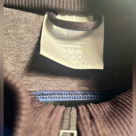 Vintage 80s adidas Blue & Black Boilersuit Dungarees | Unisex One-Piece - Picture 4 of 6